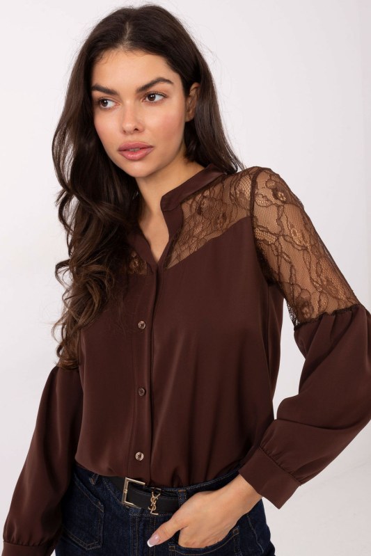 Košile s dlouhým rukávem model 231526 Italy Moda