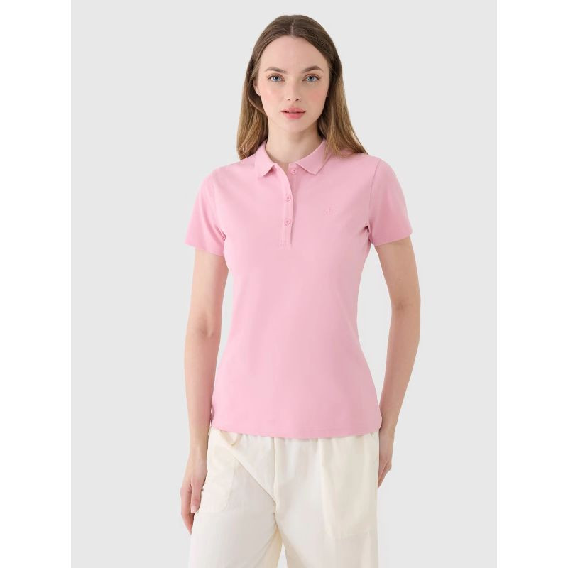 Dámské polo tričko se slim střihem 4F 4FWMM00TPTSF365-56S dámské