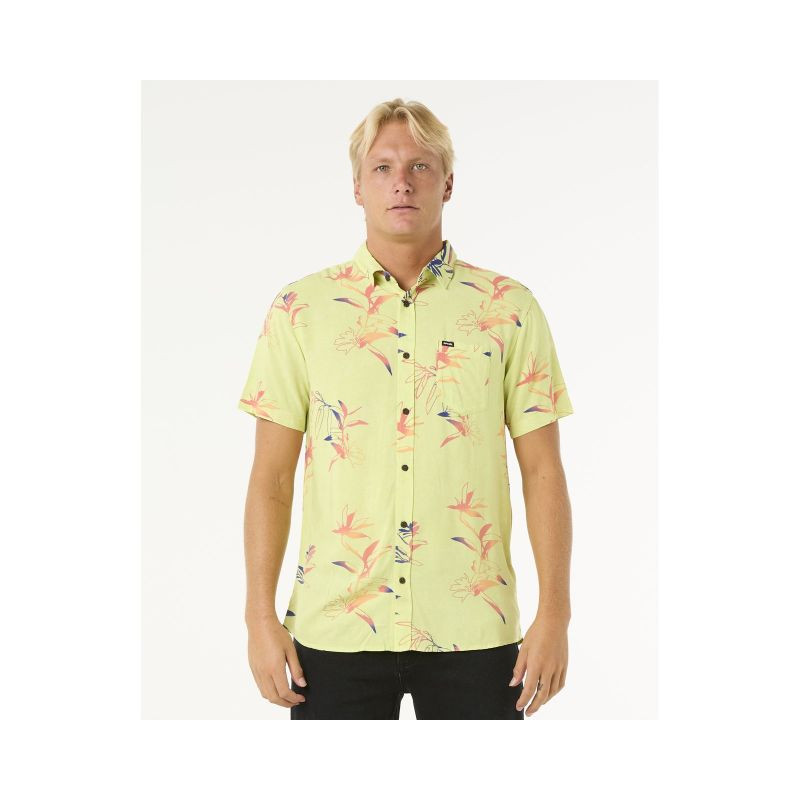 Košile RIP CURL Fun Times S/S Shirt, tyrkysová