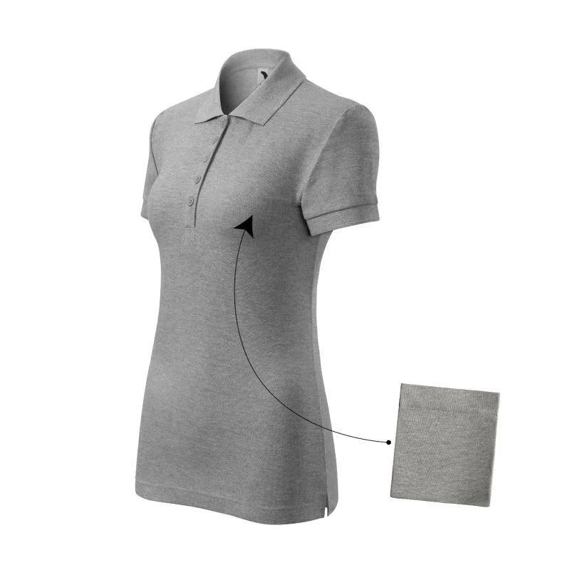 Polokošile Malfini Cotton W MLI-21312 tmavě šedá melange