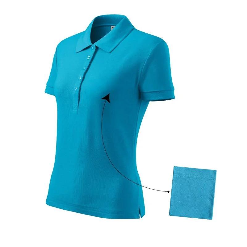 Polokošile Malfini Cotton W MLI-21344 tyrkysová - Dámské oblečení košile