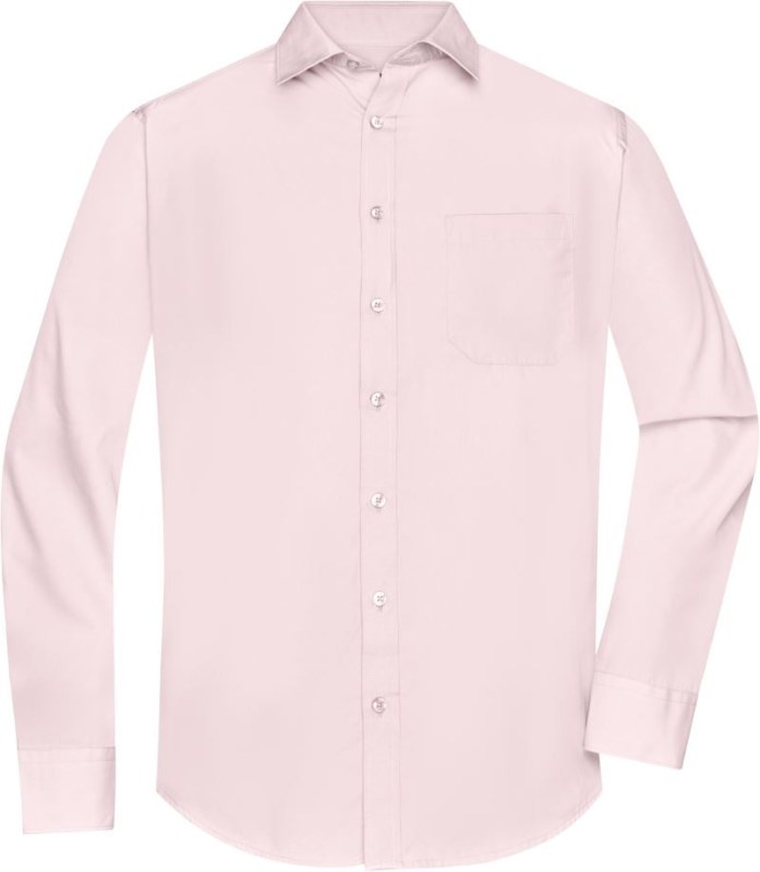 Daiber JN 678 Popelínová košile s dlouhým rukávem 02.0678 light pink