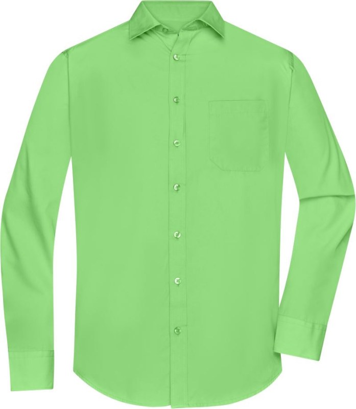 Daiber JN 678 Popelínová košile s dlouhým rukávem 02.0678 lime green