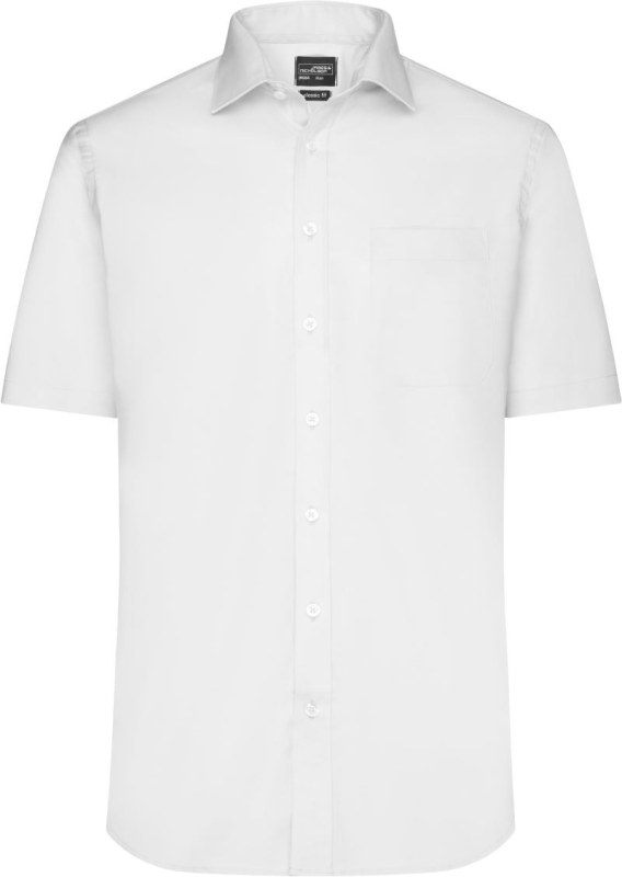 Daiber JN 684 Mikro keprová košile s krátkým rukávem 02.0684 white