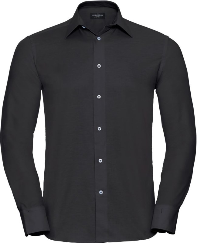Russell Athletic 922M Košile Oxford s dlouhým rukávem 11.922M black