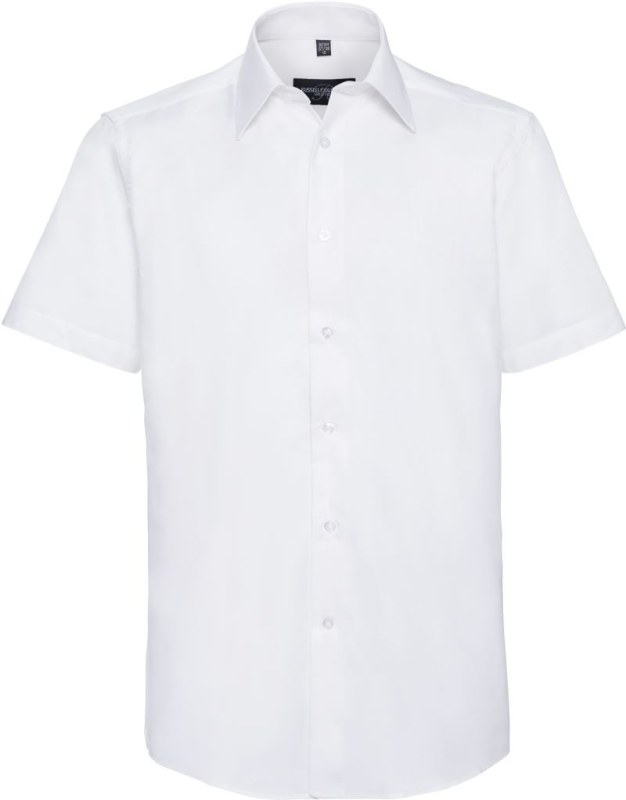Russell Athletic 923M Košile Oxford s krátkým rukávem 11.923M white