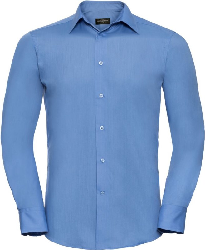 Russell Athletic 924M Popelínová košile s dlouhým rukávem 11.924M corporate blue