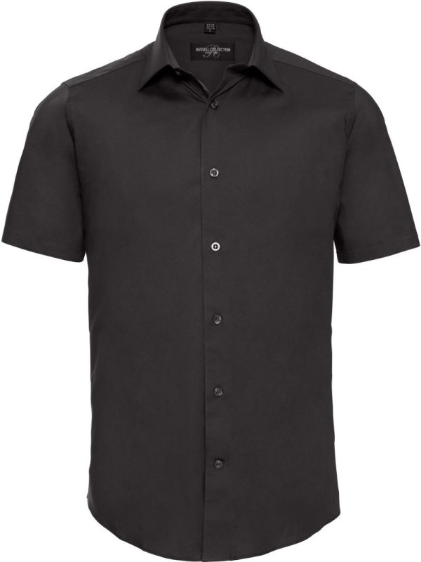 Russell Athletic 947M Elastická košile s krátkým rukávem 11.947M black