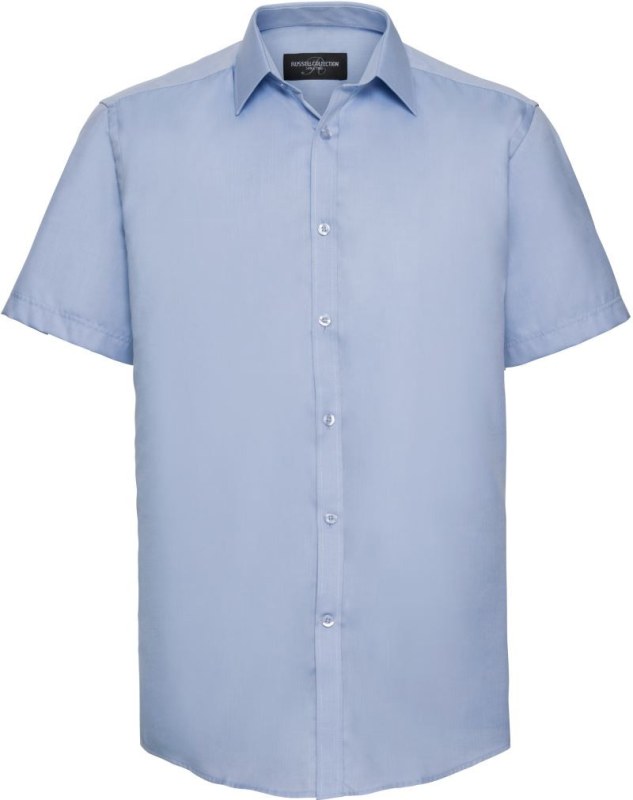 Russell Athletic 963M Košile s krátkým rukávem, vzor rybí kost 11.963M light blue