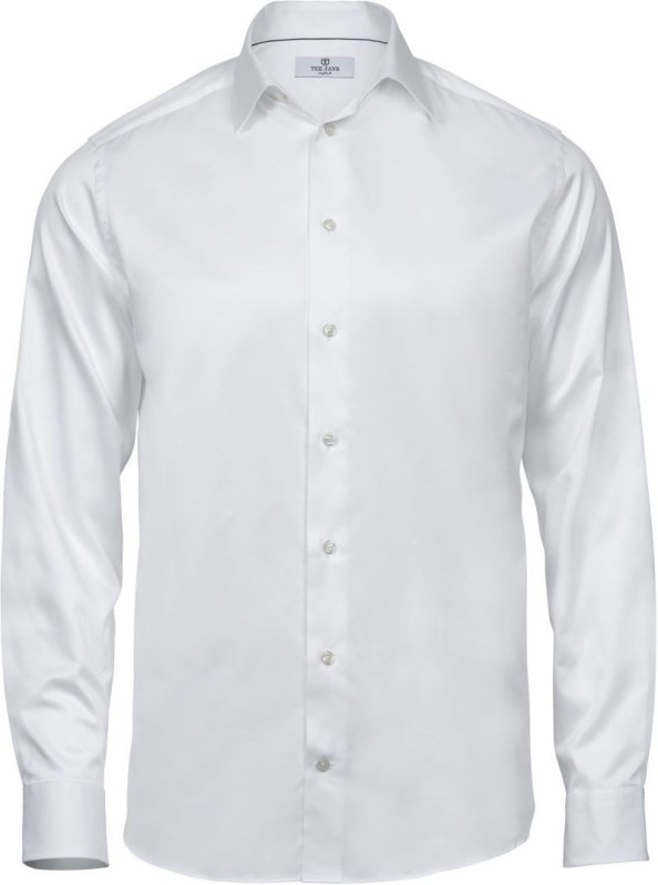 Tee Jays TJ 4020 Luxusní keprová košile s dlouhým rukávem 18.4020 white