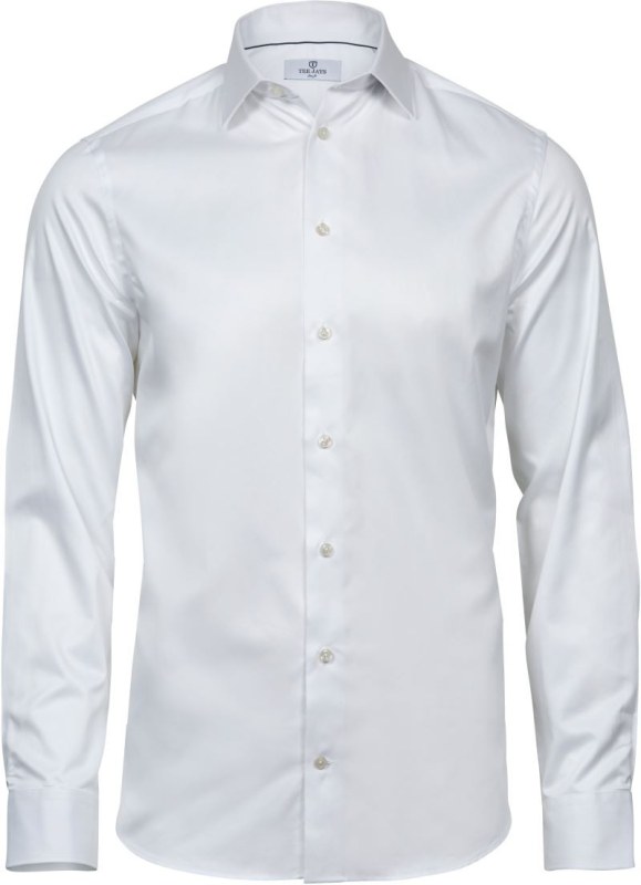 Tee Jays TJ 4021 Luxusní keprová košile Slim Fit 18.4021 white - Dámské oblečení košile