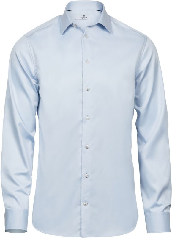 Tee Jays TJ 4021 Luxusní keprová košile Slim Fit 18.4021 light blue