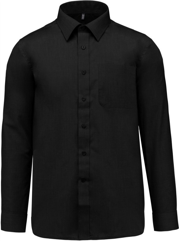 Kariban K 545 Popelínová košile "Jofrey" s dlouhým rukávem 20.K545 black