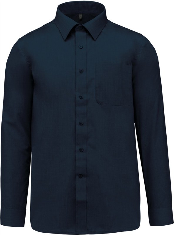 Kariban K 545 Popelínová košile "Jofrey" s&nbsp;dlouhým rukávem 20.K545 navy - Dámské oblečení košile