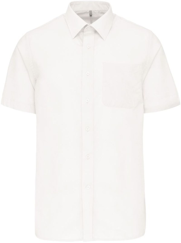 Kariban K 551 Popelínová košile "Ace" s krátkým rukávem 20.K551 white