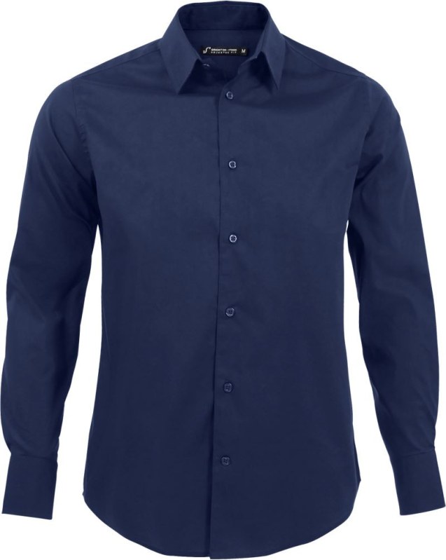 SOL´S Brighton Elastická košile s dlouhým rukávem 25.7000 dark blue