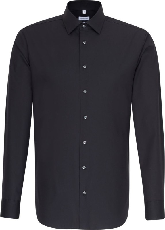 Seidensticker Shirt Shaped LSL Košile s dlouhým rukávem 78.1000 black