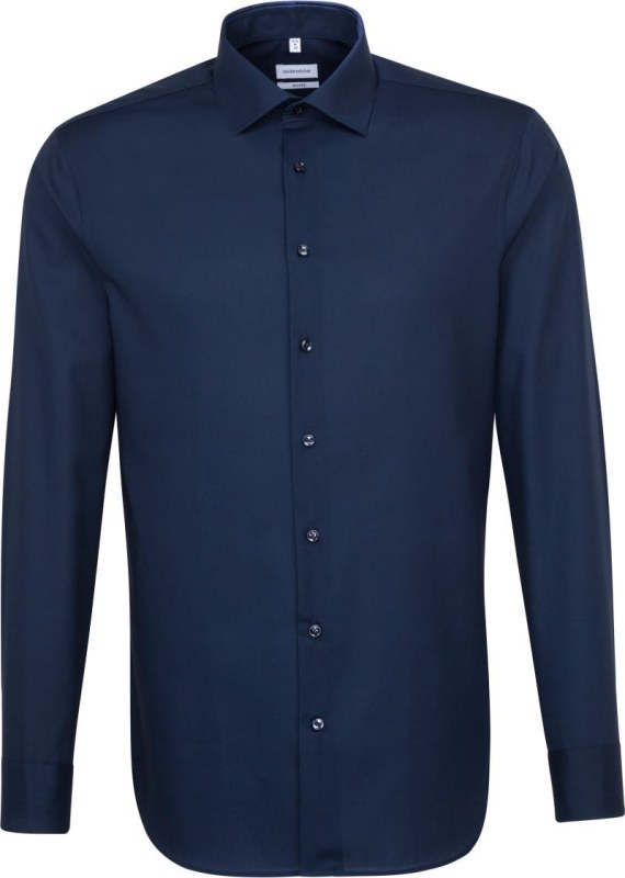 Seidensticker Shirt Shaped LSL Košile s dlouhým rukávem 78.1000 navy