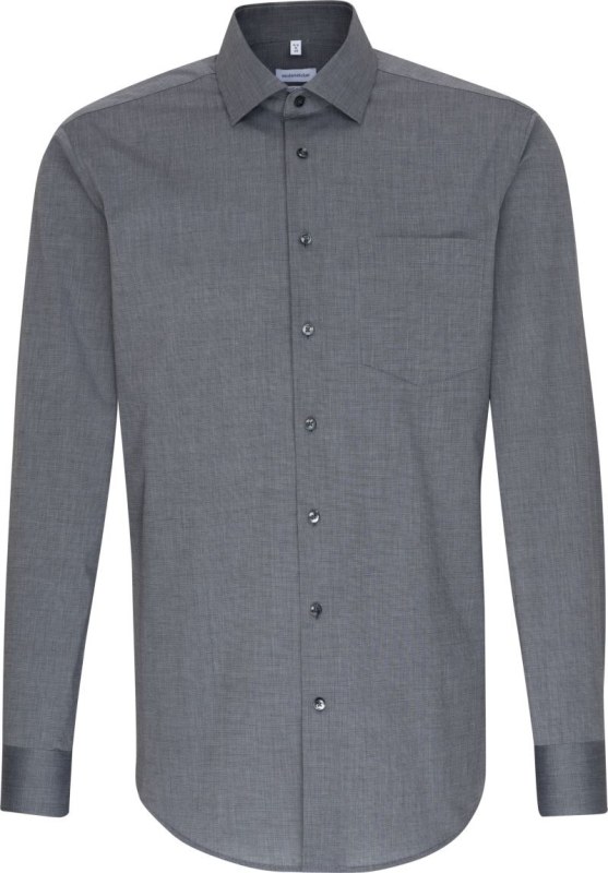 Seidensticker Shirt Regular LSL Košile s dlouhým rukávem 78.3000 anthracite