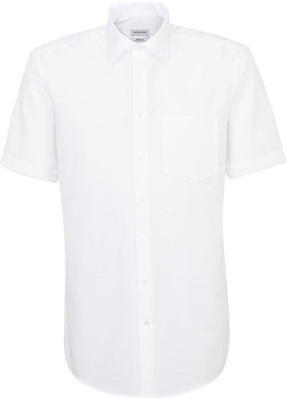 Seidensticker Shirt Regular SSL Košile s krátkým rukávem 78.3001 white