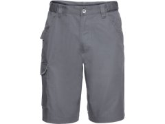 Russell Athletic 002M Pracovní keprové kraťasy 12.002M convoy grey