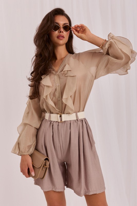 Kraťasy s vysokým pasem model 229379 Rue Paris