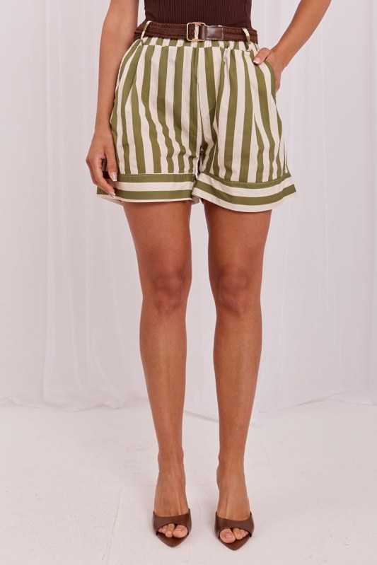 Kraťasy s proužky model 229665 Italy Moda