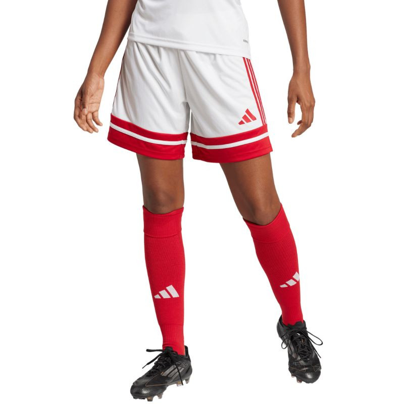 Dámské šortky adidas Squadra 25 červenobílé JJ0020 dámské - Dámské oblečení kraťasy