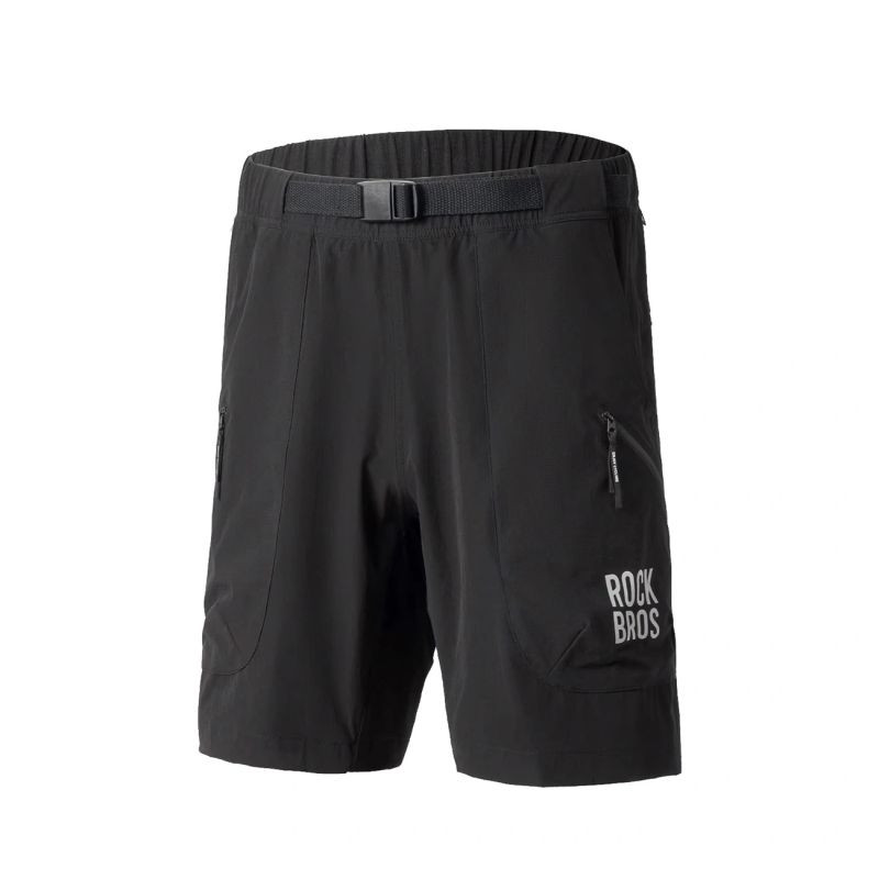Rockbros šortky YDDK015 s páskem velikost L - černé