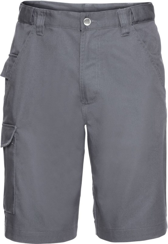 Russell Athletic 002M Pracovní keprové kraťasy 12.002M convoy grey
