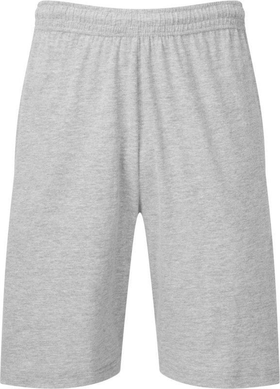 Fruit of the Loom Iconic 195 Jersey Shorts Šortky Jersey 16.4052 heather grey