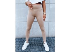 Dámské legíny LOOK ME camel Dstreet UY1620