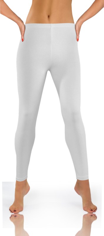Dámské dlouhé legíny LEG 01 bílá - Sesto Senso - Dámské oblečení legíny