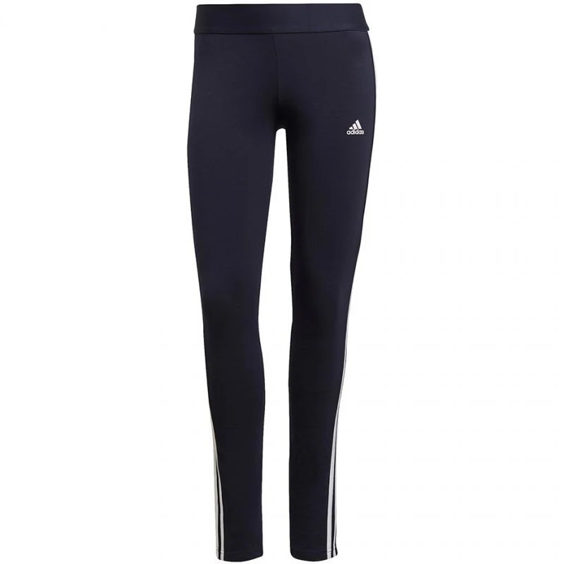 Dámské legíny Essentials 3S W H07771 černo-bílé - Adidas