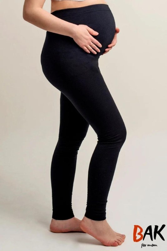 Těhotenské legíny Mama LC05-Black