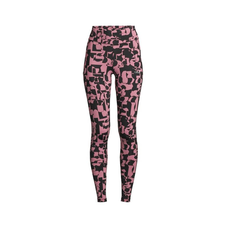 CASALL Essential Tights Růžové legíny s&nbsp;potiskem - Dámské oblečení legíny