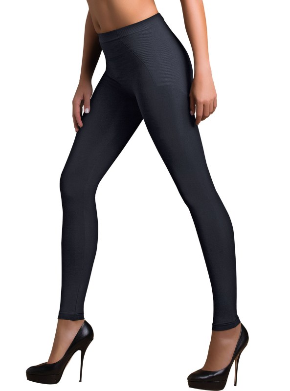 Legíny stahovací bezešvé dámské Legging Bodyeffect Oro Barva: Černá, Velikost