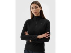 Dámská fleecová mikina W 4FAW23UFLEF031 20S černá - 4F