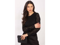 Hedvábná blůza s&nbsp;krajkou model 222452 Italy Moda
