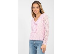 Hedvábná blůza s krajkou model 223841 Rue Paris