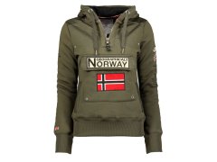 Geografické Norsko Gymclass DB 054 M WW2491H/GN-Kaki mikina