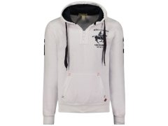 Geographical Norway Folton EO 100 M WW4783H/GNO-Bílá mikina