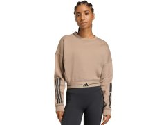 Dámská mikina adidas Hyperglam béžová KQ5197