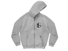 Mikina s kapucí Prosto P Rim Zip KL261MSWE2121, šedá, velikost L
