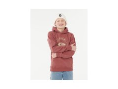 Mikina RIP CURL STAPLER HOOD -BOY červená