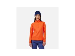 Dámská mikina ROSSIGNOL W MID LAYER STRETCH HZ, oranžová
