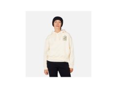 Dámská mikina ROSSIGNOL W WATERFALL H RELAX SWEATSHIRT, bílá, dámská