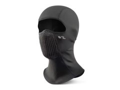 Cyklistická kukla Rockbros LF25699 z fleece – černá