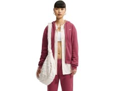 Dámská mikina Nike Studio Fleece Medium Weight, růžová, IM8504 654