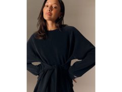 Dámská mikina regular s&nbsp;vázáním a&nbsp;modalem 4F 4FRSS26TSWSF2784-20S